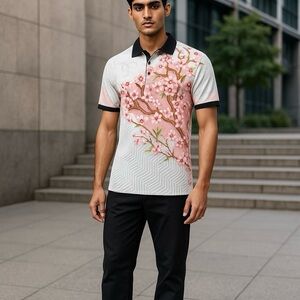 Fresh Hoods Cherry Chic Polo Shirt for Men